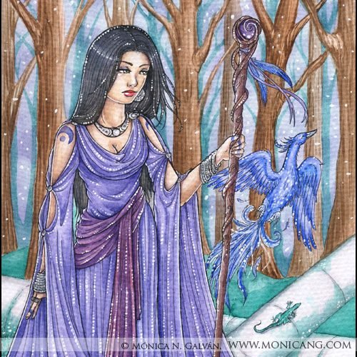 Enchantresses and Fair Folk: Fantasy Coloring Book 5