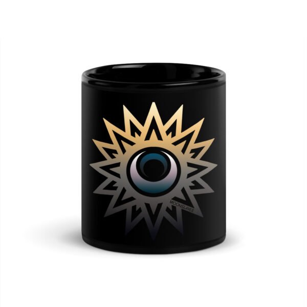 MS - Black Glossy Mug - Imagen 4