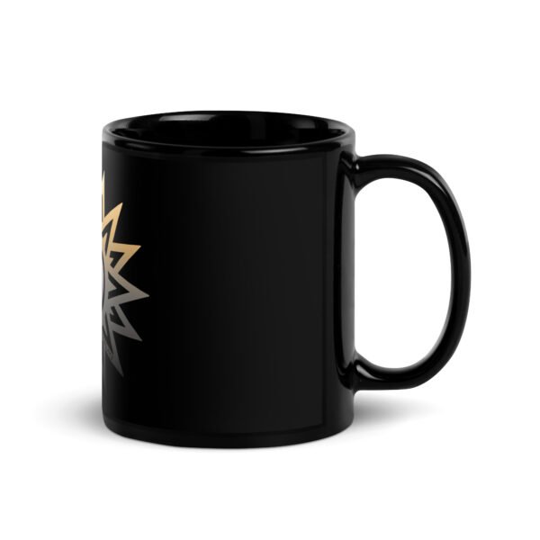 MS - Black Glossy Mug - Imagen 3