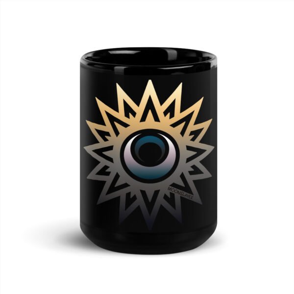 MS - Black Glossy Mug