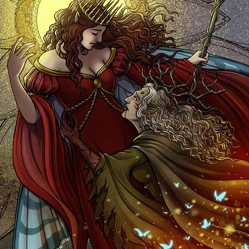 A moth burned by her flames - MoonSlayer