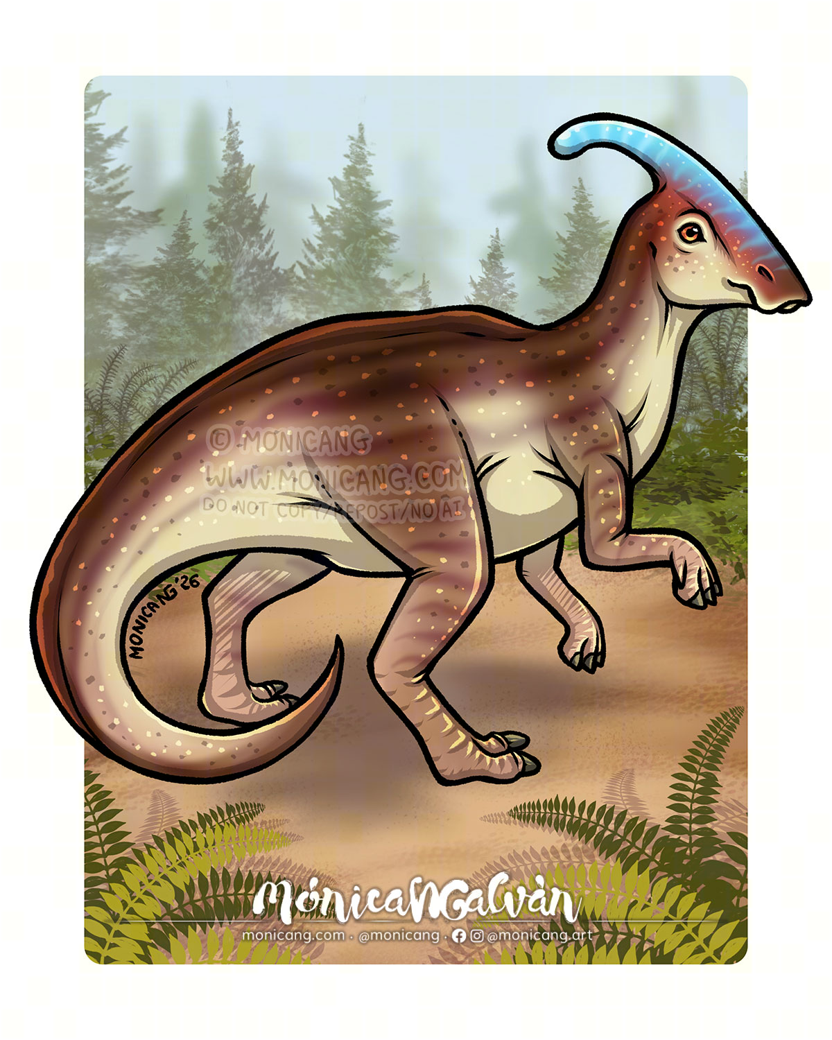 Ornithopoda 4 Parasaurolophus walkeri